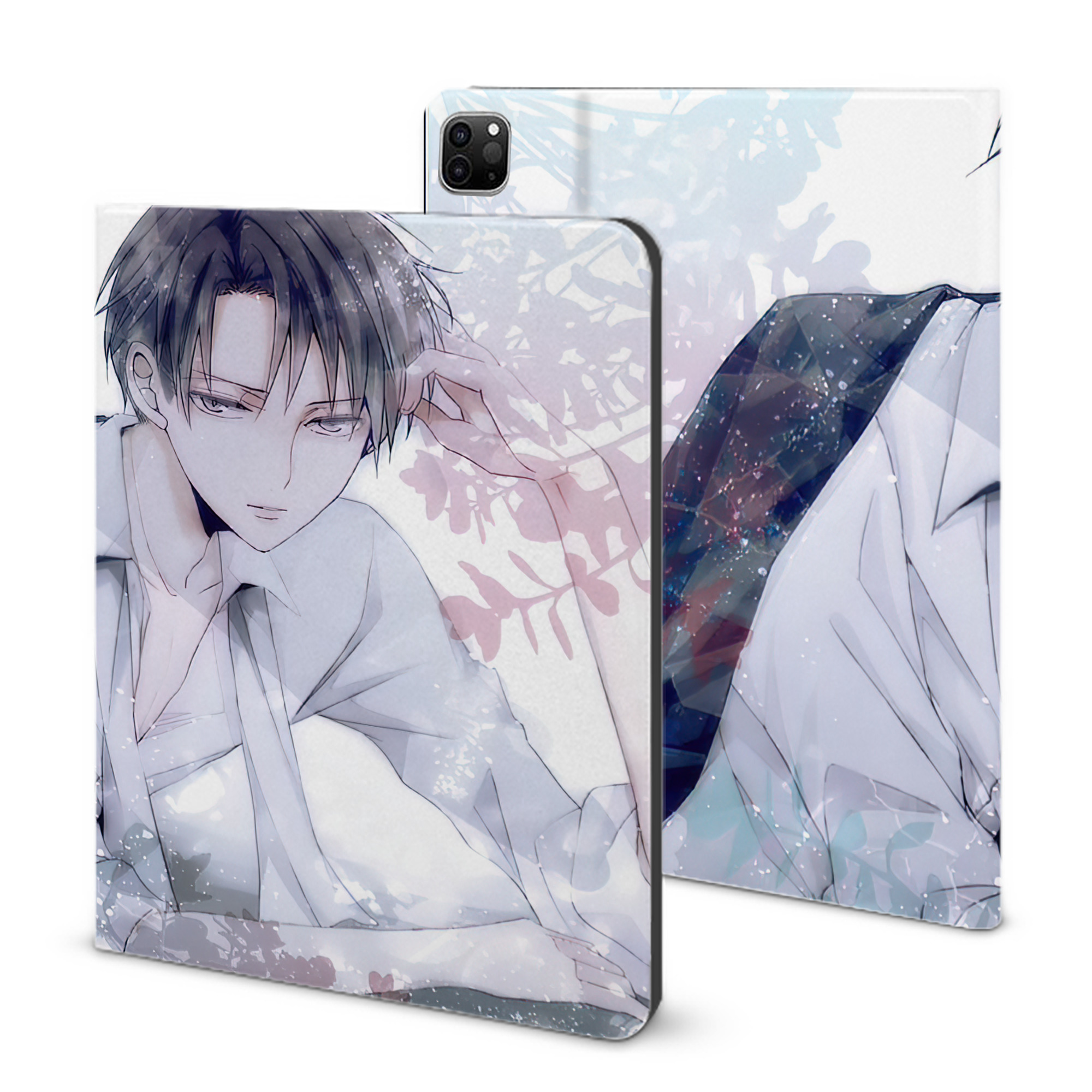 （画像用） 進撃の巨人 Attack on Titan IPad ケース ブック型 PUレザー TPU 耐衝撃 軽量 薄型 ペン収納なし 全面保護 IPad 各モデル対応